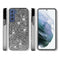 For Samsung Galaxy S22 Deluxe Diamond Bling Glitter Case Cover - Black