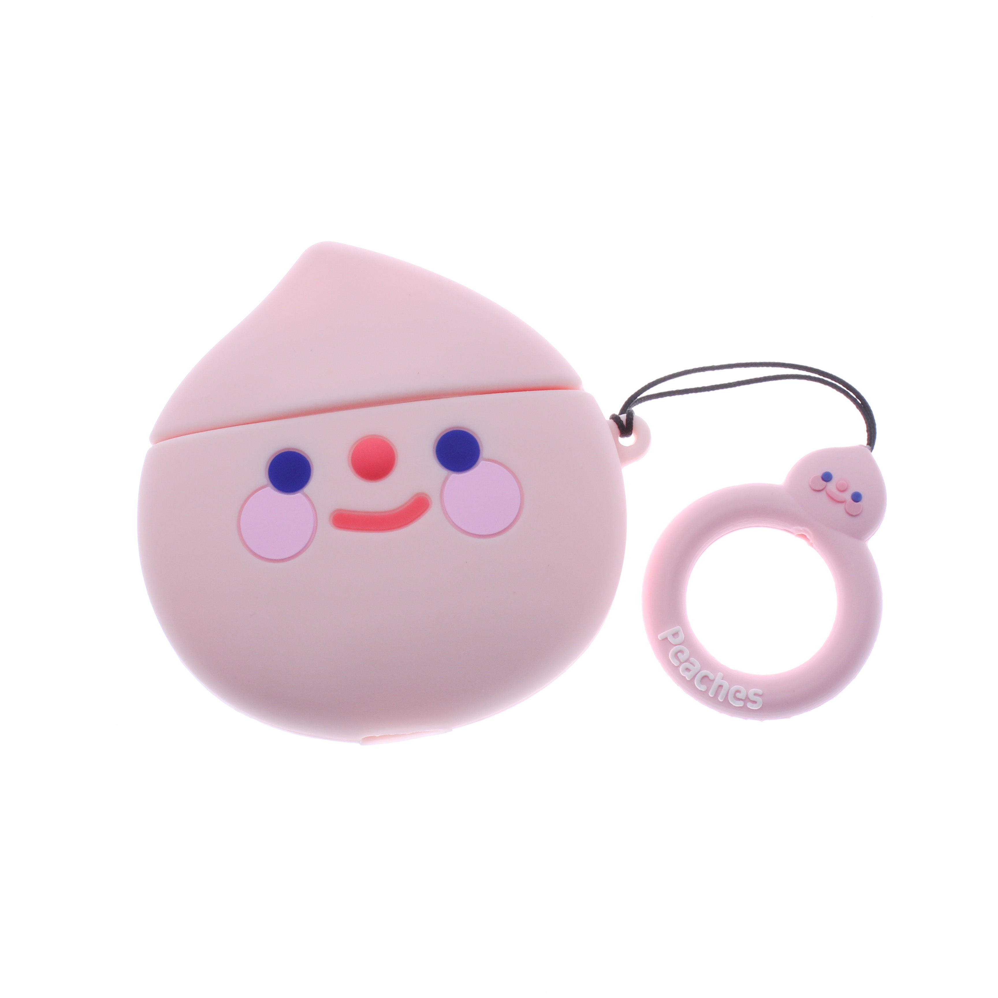 3D Peaches Air Pods Silicone Case