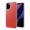 Red iPhone 11 PRO Premium Shiny Glitter Hybrid Outer Transparent Clear PC and TPU Inside