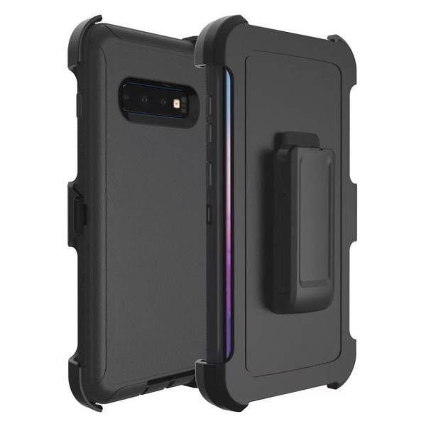 Black Samsung Galaxy S10E Heavy Duty Case