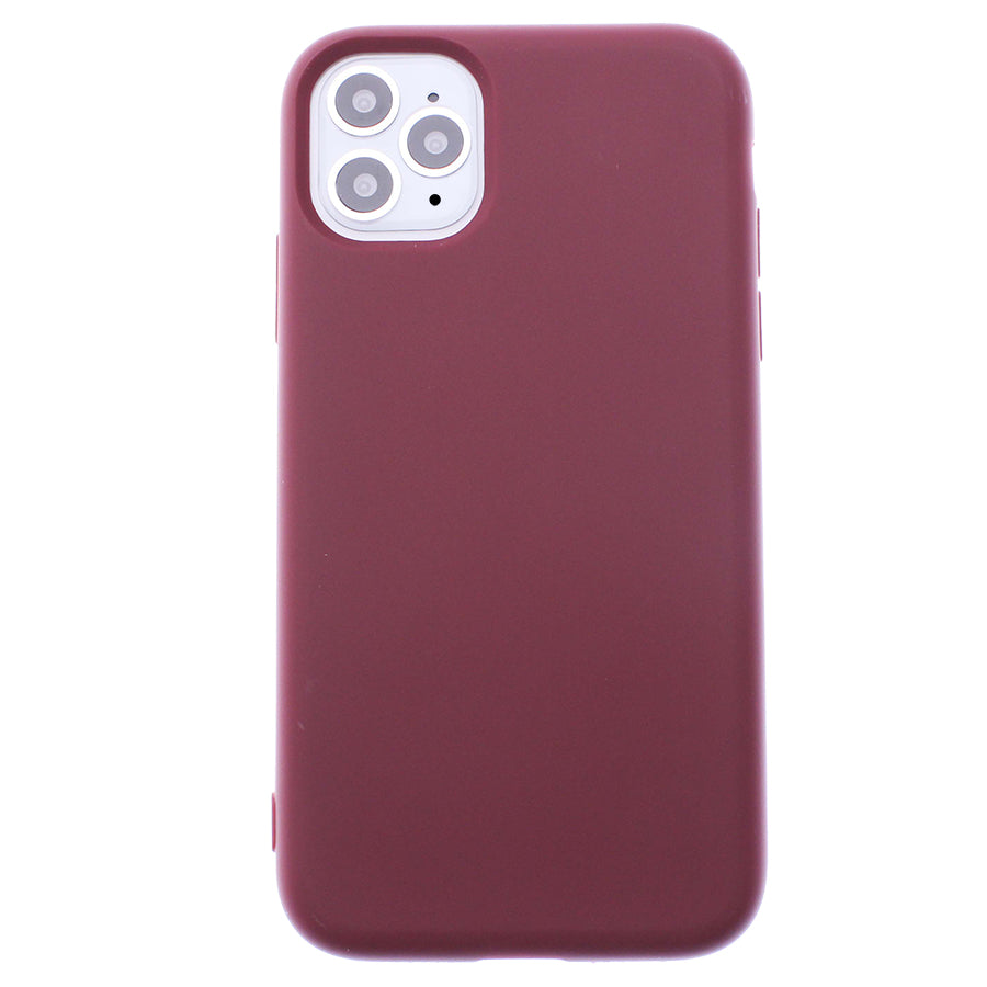 Wine iPhone 11 Pro MAXSoft Silicone TPU Case