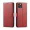 for iPhone 14 Pro Max Lux Multi Card Wallet With Strap Red