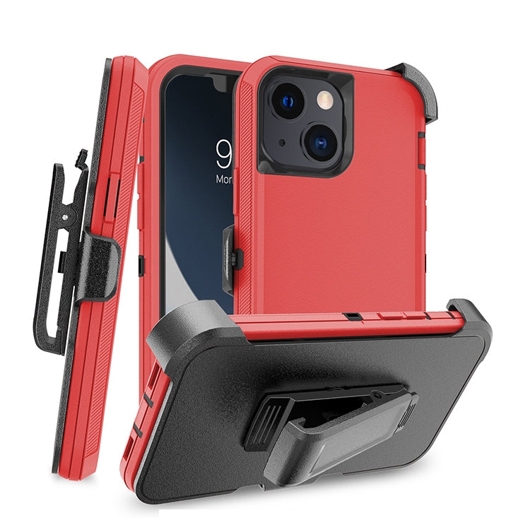 Heavy Duty Case Red Black for iPhone 15 Plus / 14 Plus 6.7