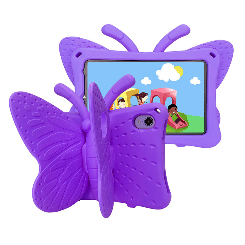 Purple Butterfly iSpongy Shock Proof Eva Case for iPad Mini 7 / Mini 6