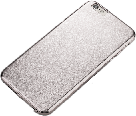 iPhone 8/7 Plus Shiney TPU With Hard Back Silver