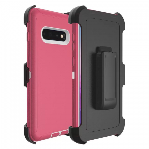 Samsung Galaxy S10 Heavy Duty Case Pink