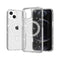 Clear iPhone 14 Plus 6.7 Magnetic Compatible Glitter TPU Bumper