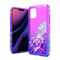 Purple+Blue iPhone 11 PRO Two Tone Diamond Water Quicksand Glitter