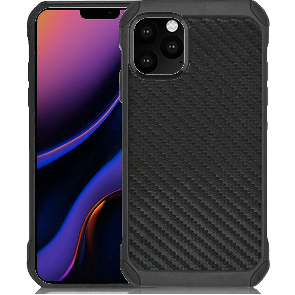 Carbon/Black iPhone 11 PRO High Quality Design PC TPU Hybrid