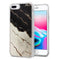 iPhone 8 Plus/7 Plus/6 Plus Electroplated Design Hybrid Case Cover - Marble