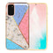 Samsung Galaxy Note 20 Luxury Chrome Glitter Design Case Cover - Colorful Marble
