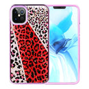 iPhone 12 Pro Max 6.7 Luxury Chrome Glitter Design Case Cover - Purple Safari