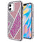 iPhone 12 Mini 5.4 Rhombus Bling Glitter Diamond Case Cover - Rose Pink