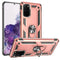 Samsung Galaxy s20 Ultra  Ring Magnetic Kickstand Hybrid Case Cover - Rose Gold