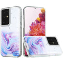Samsung Galaxy S21 Plus/S30 Plus 6.8inch Vogue Epoxy Glitter Hybrid Case Cover - Colorful Galaxy