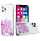 iPhone 12 Pro Max 6.7 Vogue Epoxy Glitter Hybrid Case Cover - Pink Galaxy