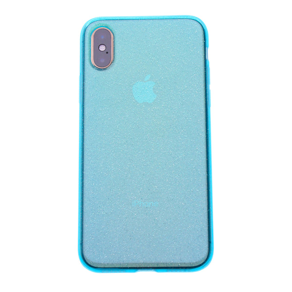 Sapphire Silicone Glitter iPhone XS Max