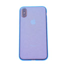 Blue Silicone Glitter iPhone X/XS