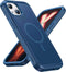Blue Heavy Duty Case with Magnetic Compatibility for iPhone 14 6.1 / iPhone 13