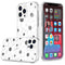 White Flowers Magnetic Compatible Clear Case for iPhone 13 Pro
