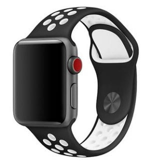 iWatch Sport Band 42"/44"/45"/49" Black White