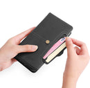 Black iPhone 13 PRO MAX Folio Wallet Premium Detachable case