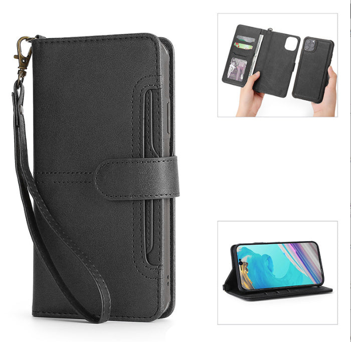 Black iPhone 13 Pro Folio Wallet Premium Detachable case