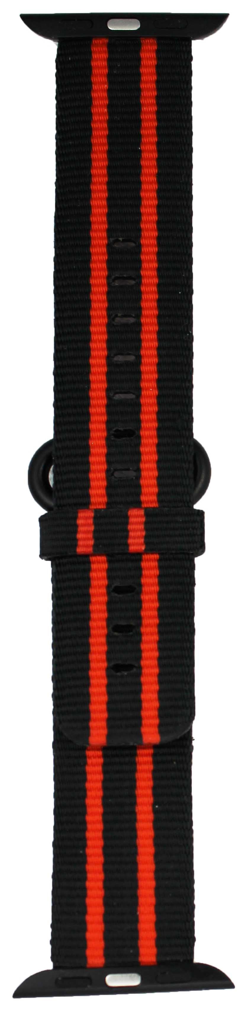 Watch Canvas Band 42"/44"/45"/49" Black Red
