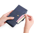 Navy iPhone 11 PRO MAX Folio Wallet Premium Detachable case