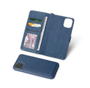 Navy iPhone 11 PRO MAX Folio Wallet Premium Detachable case