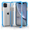 Blue iPhone 12 PRO MAX 6.7 TPU Bumper Ultra Clear Back TPU Shockproof