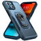 Blue Double Duty with Ring Kickstand for iPhone 12/12 Pro 6.1