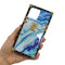 Square Case with Blue and White Marble Pattern iPhone 13 Pro Max