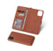 Tan iPhone 13 Pro Folio Wallet Premium Detachable case