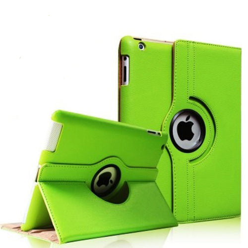 iPad 2/3/4 9.7" PU Leather Folio Folding 360 Case Green