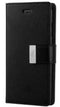 Samsung Galaxy S10 Lux Multi Card Wallet With Strap Black