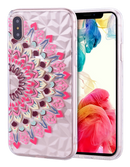 iPhone XS MAX Design TPU Mandala Pink