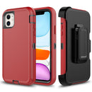 Red Black iPhone 11 Heavy Duty Case