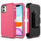Pink White iPhone 11 Pro Heavy Duty Case