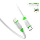 4FT PD Fast Charge USB-C To IPhone Cable White