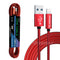 RED Esoulk 10FT USB Cable For IPhone XS/XR/XS MAX 1.7A