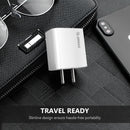 20W PD+QC FAST WALL CHARGER & 5FT USB C TO C CABLE