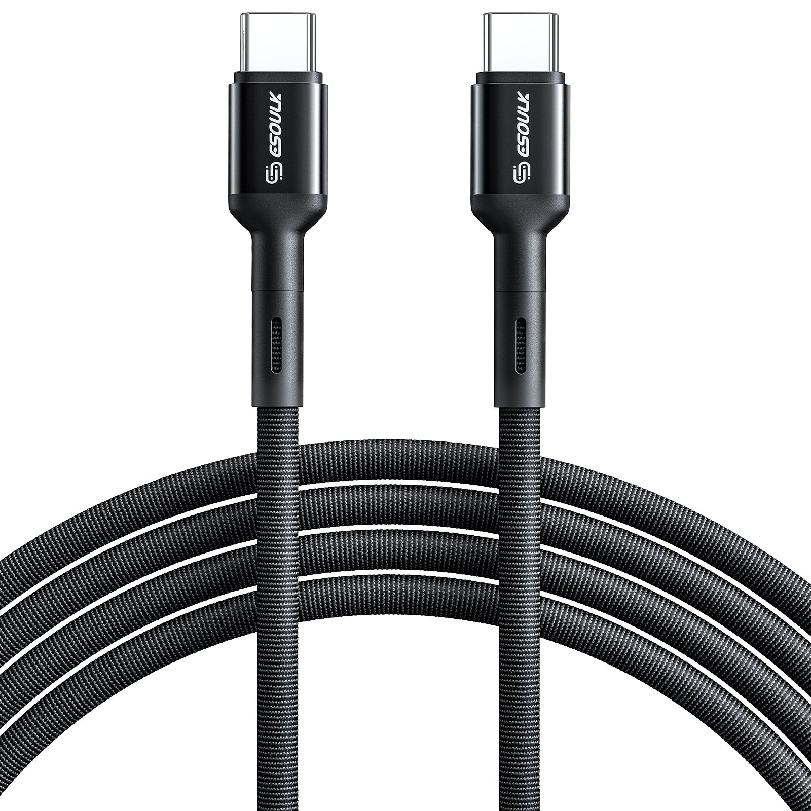 BLACK 10FT FAST CHARGING CABLE C TO C