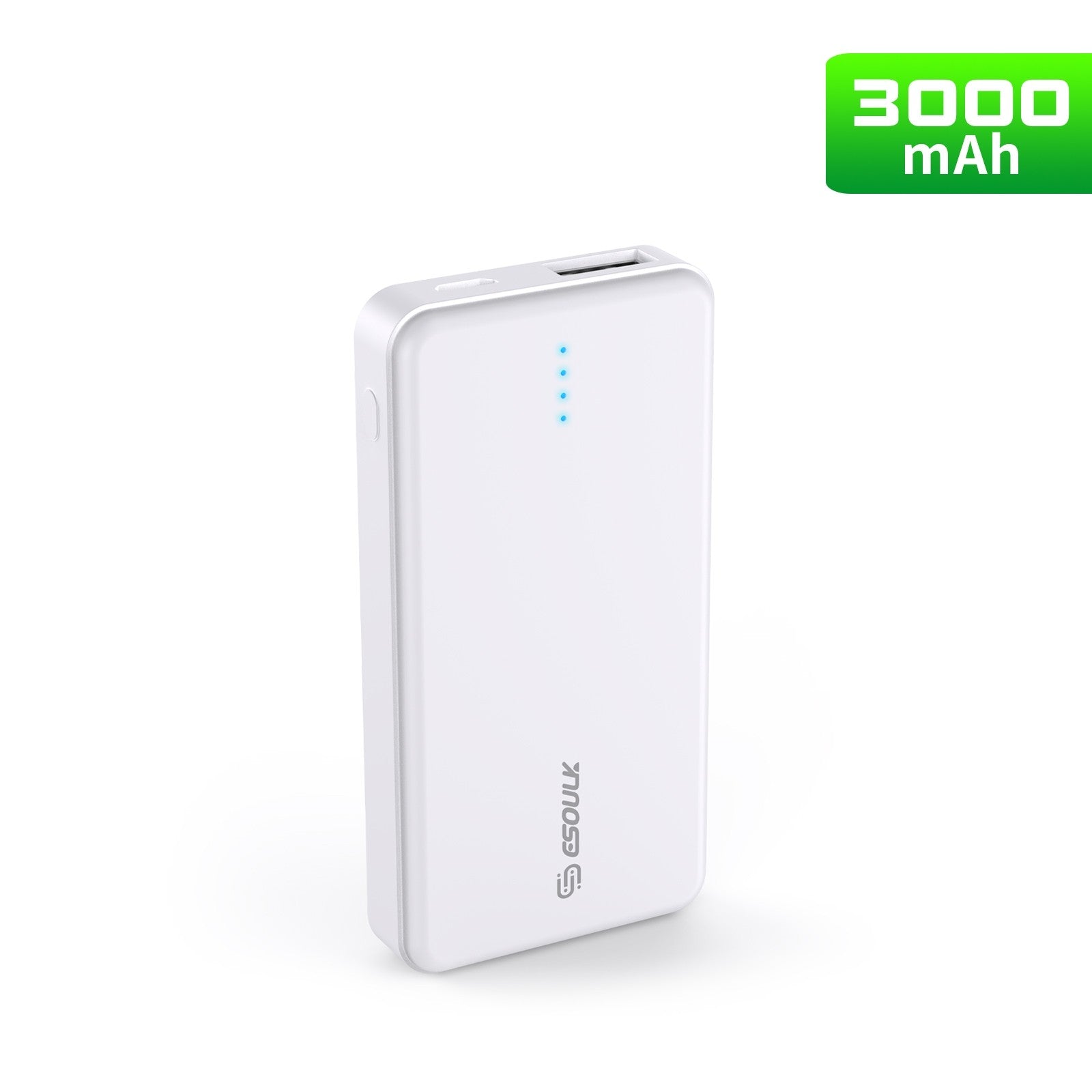 3000 MAh UNIVERSAL POWER BANK WHITE