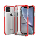 Red iPhone 11 6.1  TPU Bumper Ultra Clear Back TPU Shockproof