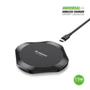 Esoulk QI Certified  15W UNIVERSAL WIRELESS CHARGER & 5FT TYPE-C CHARGING CABLE