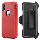 iPhone XR Heavy Duty Case Red
