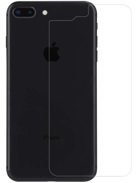 iPhone 8/7 Plus Back Tempered Glass Clear