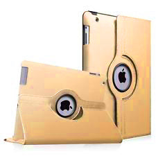 iPad Mini 4/5 PU Leather Folio Folding 360 Case Gold