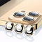 Gold Solid Camera Glass Protector for iPhone 12 Pro Max 6.7